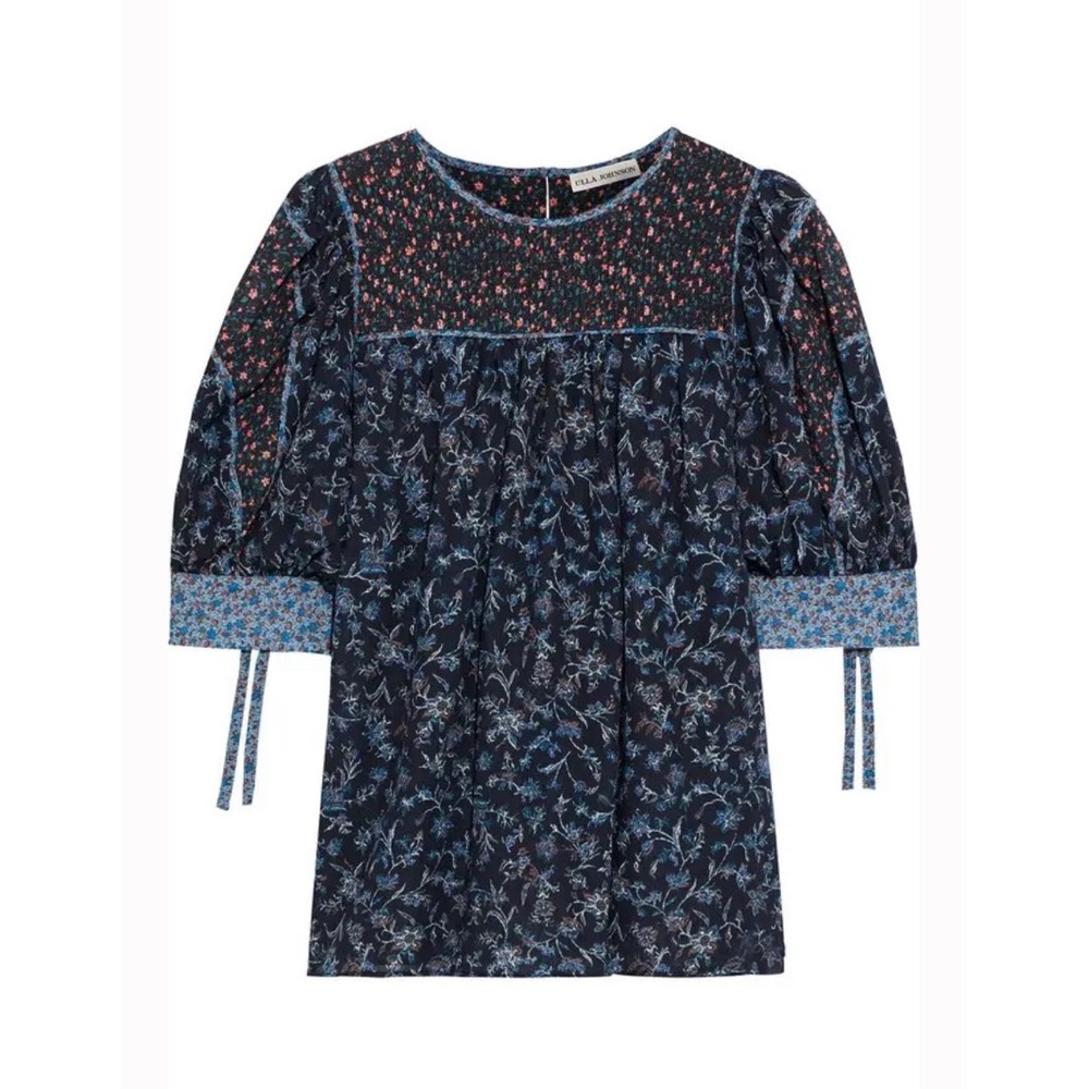 NEW ULLA JOHNSON STELLA PINTUCKED TOP